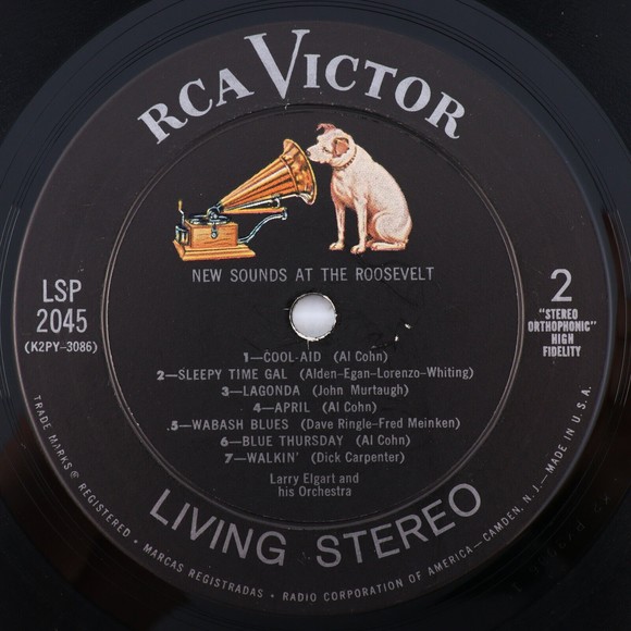 Larry Elgart & His Orchestra New Sounds At The Roosevelt 1959 LP Record LSP-2045 - Picture 9 of 16